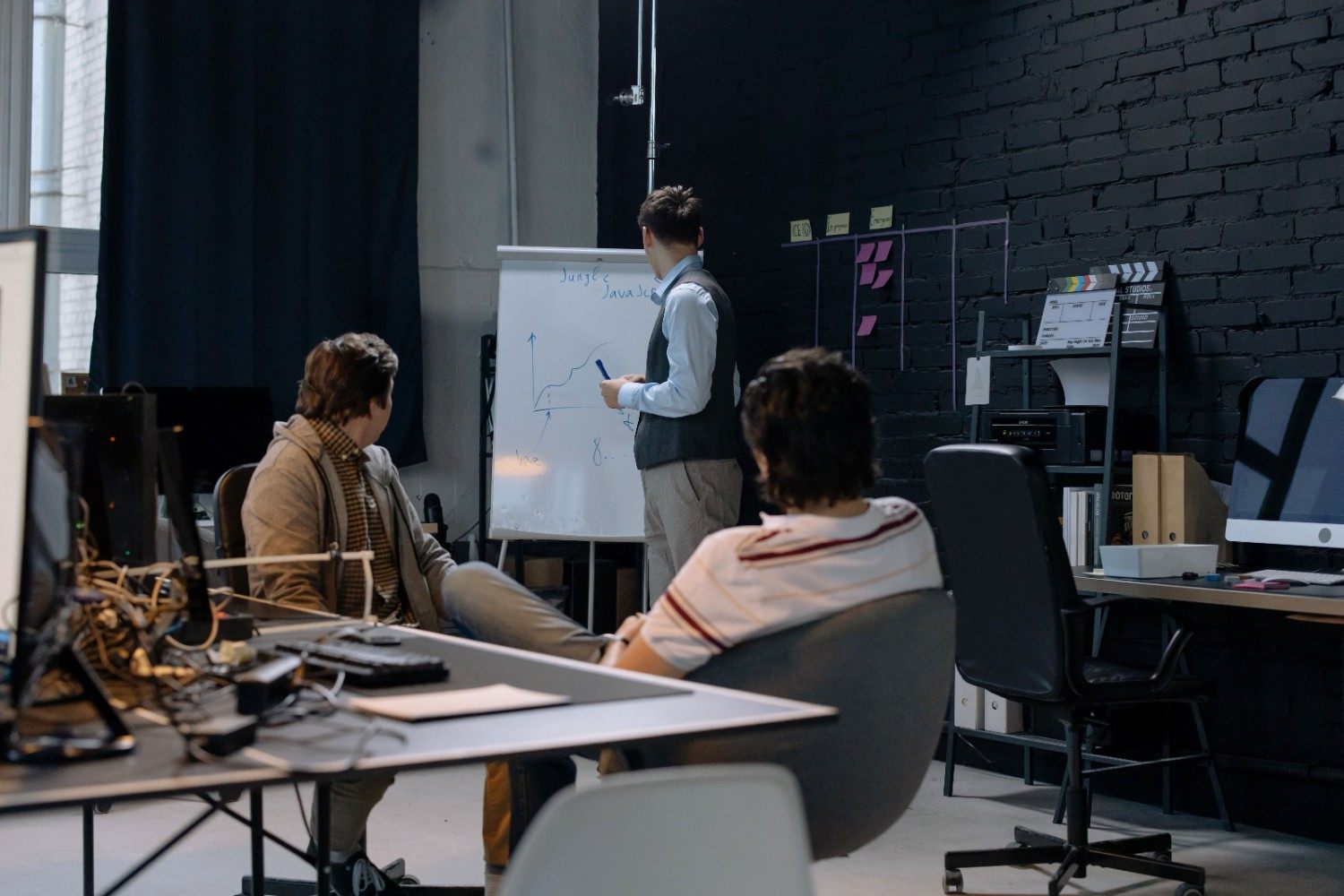 Tech team agile sprint planning session