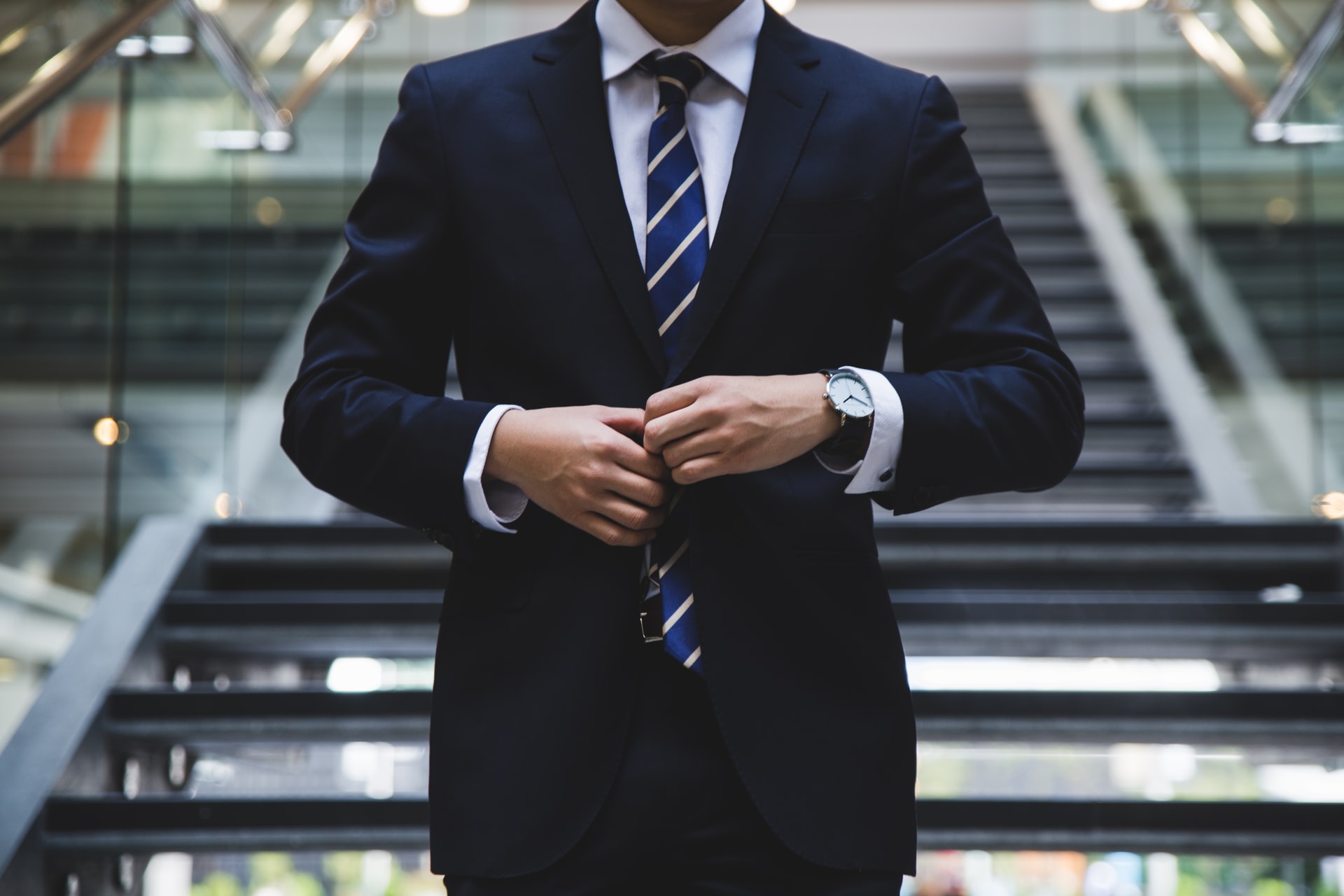 Social media guru business suit